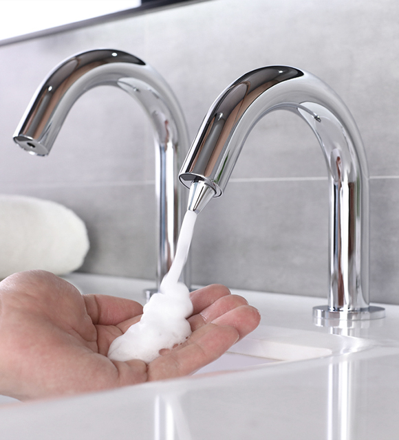 Sensor Faucet with Dispenser