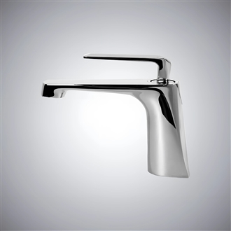 Fontana Chrome-Finished Bathroom Basin Faucet With a Hot and Cold Sink Mixer