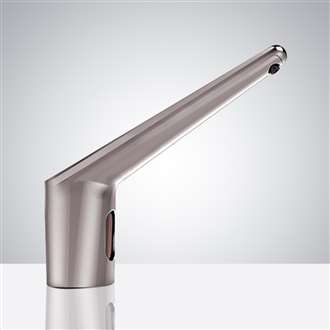 Commercial Automatic Infrared Long Neck Brushed Nickel Sensor Soap Dispenser