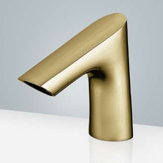 Fontana Commercial Brushed Gold Touch less Automatic Sensor Faucet