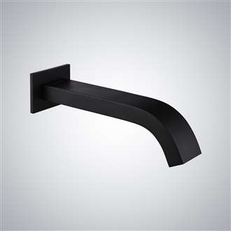 Fontana Commercial Automatic Wall Mount Matte Black Sensor Bathroom Faucet