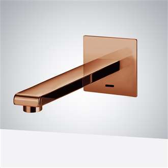 Fontana Dijon Wall Mount Commercial Sensor Faucets Oil Rubbed Bronze Finish