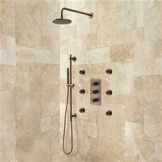 Fontana Lima Wall Mount Rainfall Shower System