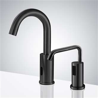 Fontana Toulouse Dark Oil Rubbed Bronze Motion Sensor Faucet & Automatic Liquid Foam Soap Dispenser for Restrooms