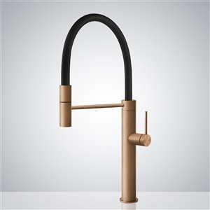 Fontana Bari Warm Bronze Brushed Kitchen Faucet