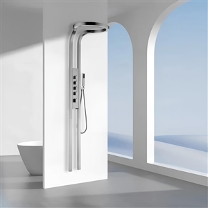 Fontana Evreux Chrome Outdoor Shower Panel