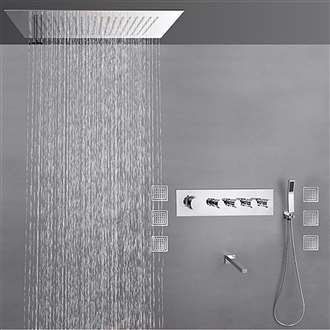 Fontana Macau Thermostatic Rainfall Shower Set System