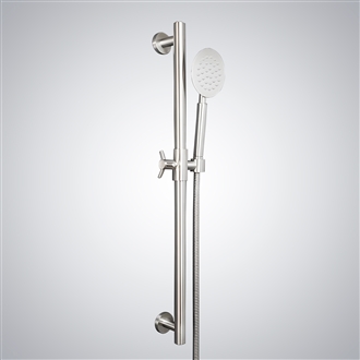 Fontana In a Chrome Finish Handheld Shower With An Adjustable Shower Head and The Hose