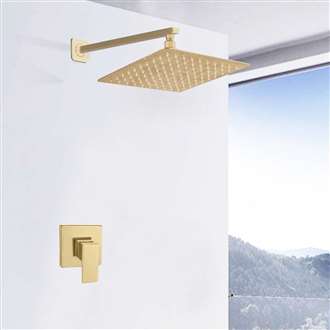 Fontana Prague Gold Single Handle Mixer Shower Set