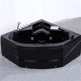 Verona Dual Seater Whirlpool Massage Corner Acrylic Bathtub