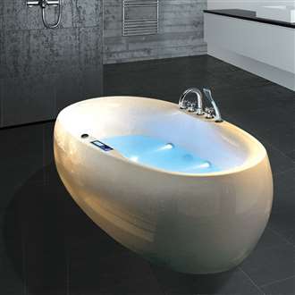 Reno Indoor Freestanding Whirlpool Massage Bathtub