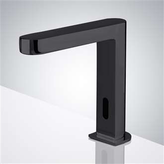 Fontana Matte Black Superb L-Body Automatic Motion Sensor Faucet