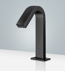 Matte Black Commercial Hands Free Faucet