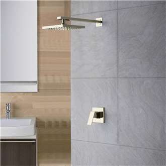 Fontana Wall Mounted LED Rainfall Showerhead