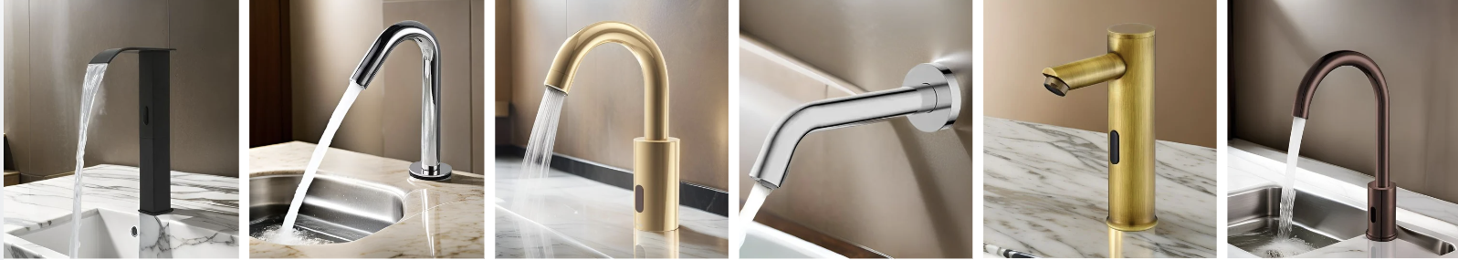 Architectural Design Touchless Faucets